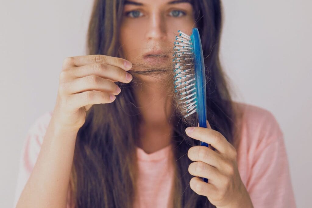 Is brushing my hair causing hair loss?