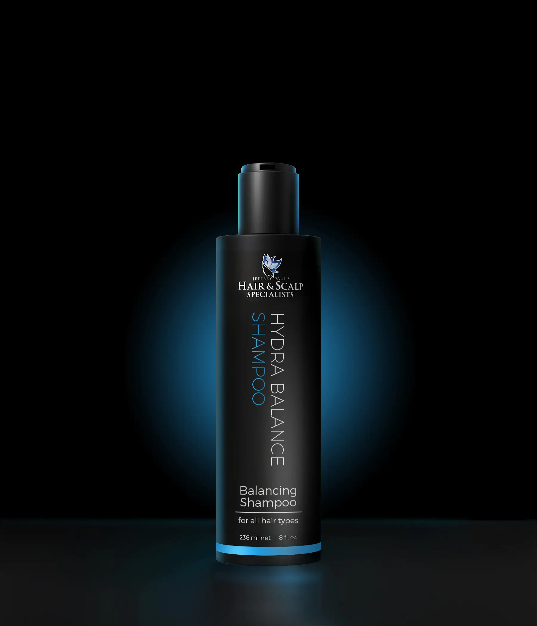 Hydra Balance Shampoo designed to help balance an oily scalp while supporting moisture for dry hair